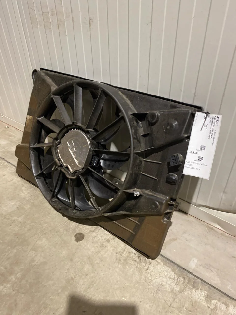 Fisker OCEAN Hűtőventilátor, elektromos nézet 2
