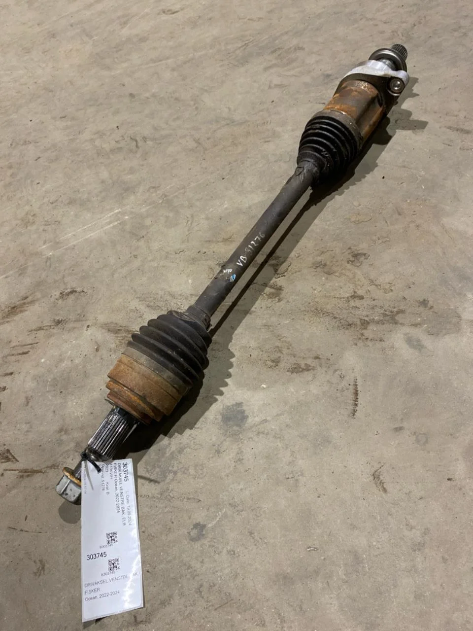 Fisker OCEAN Rear left driveshaft