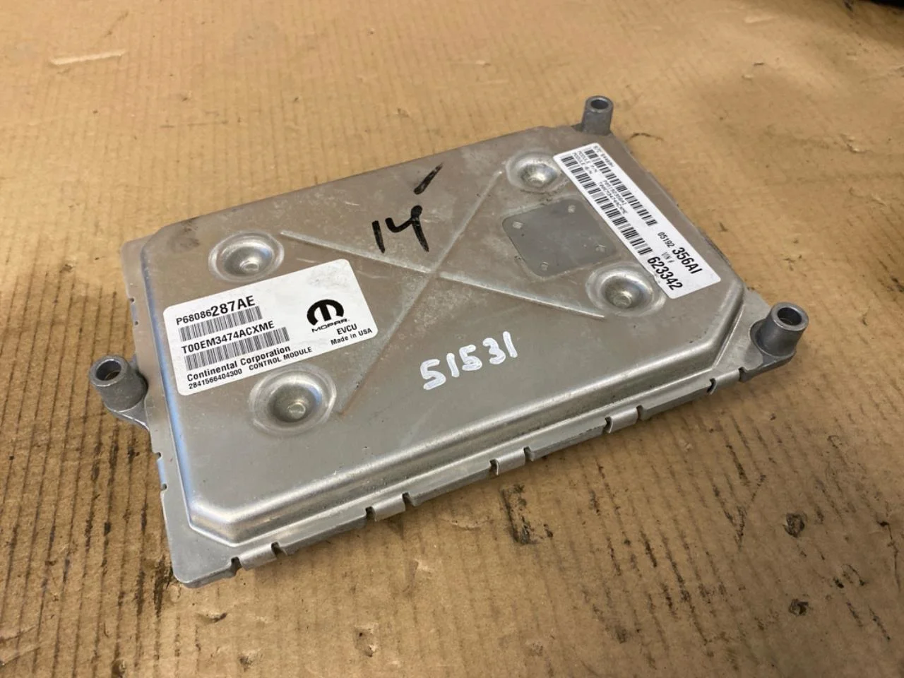 Fiat 500 2007->>24 Injection control unit, petrol view 3