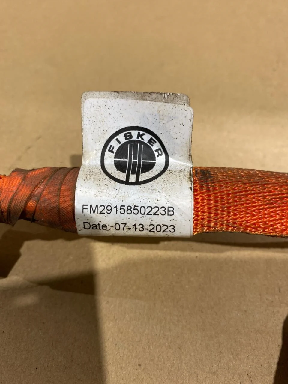 Fisker OCEAN Wiring harness, high voltage view 4