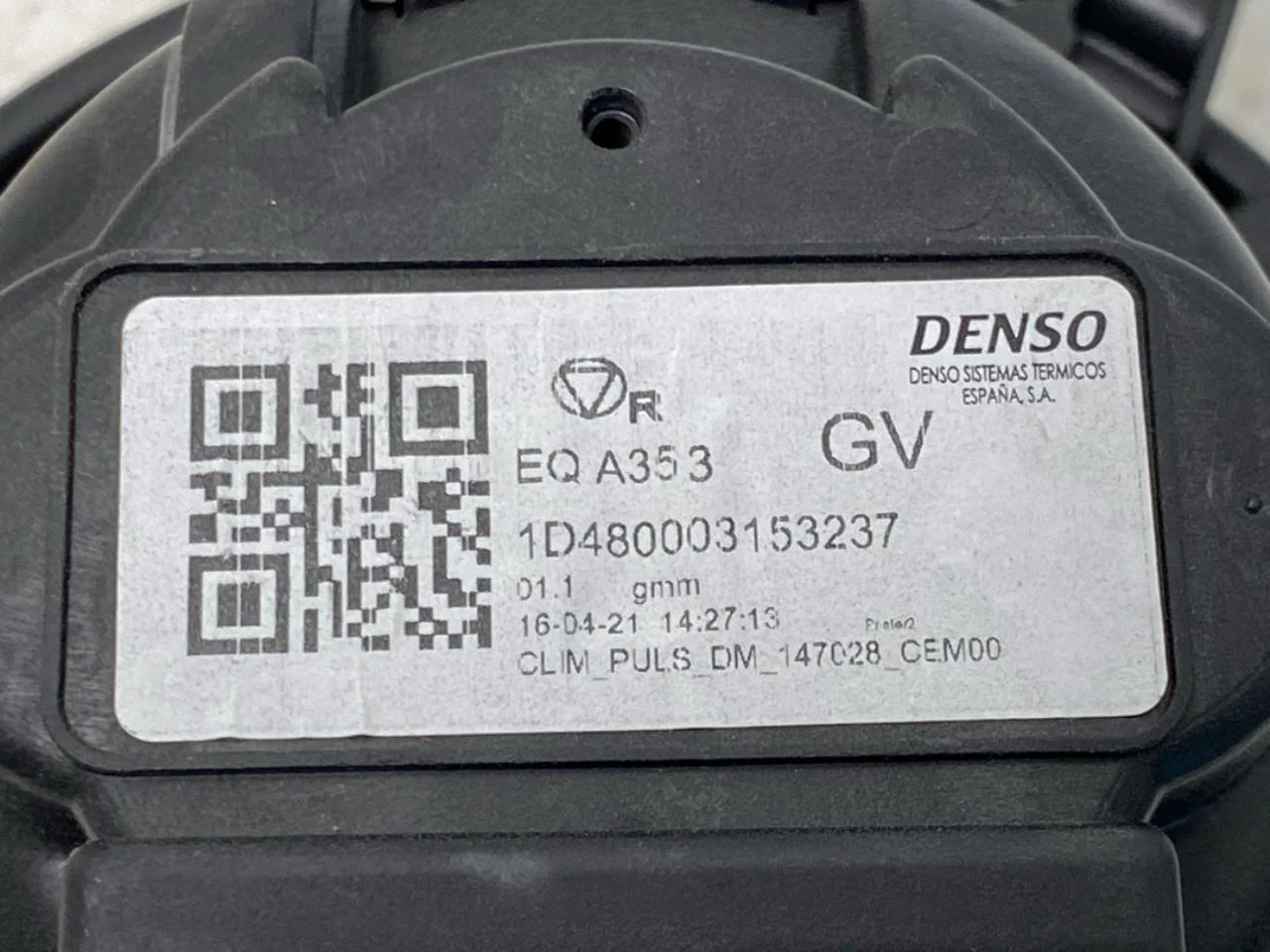 Opel / Vauxhall VIVARO 2020- Fűtésventilátor motor nézet 3