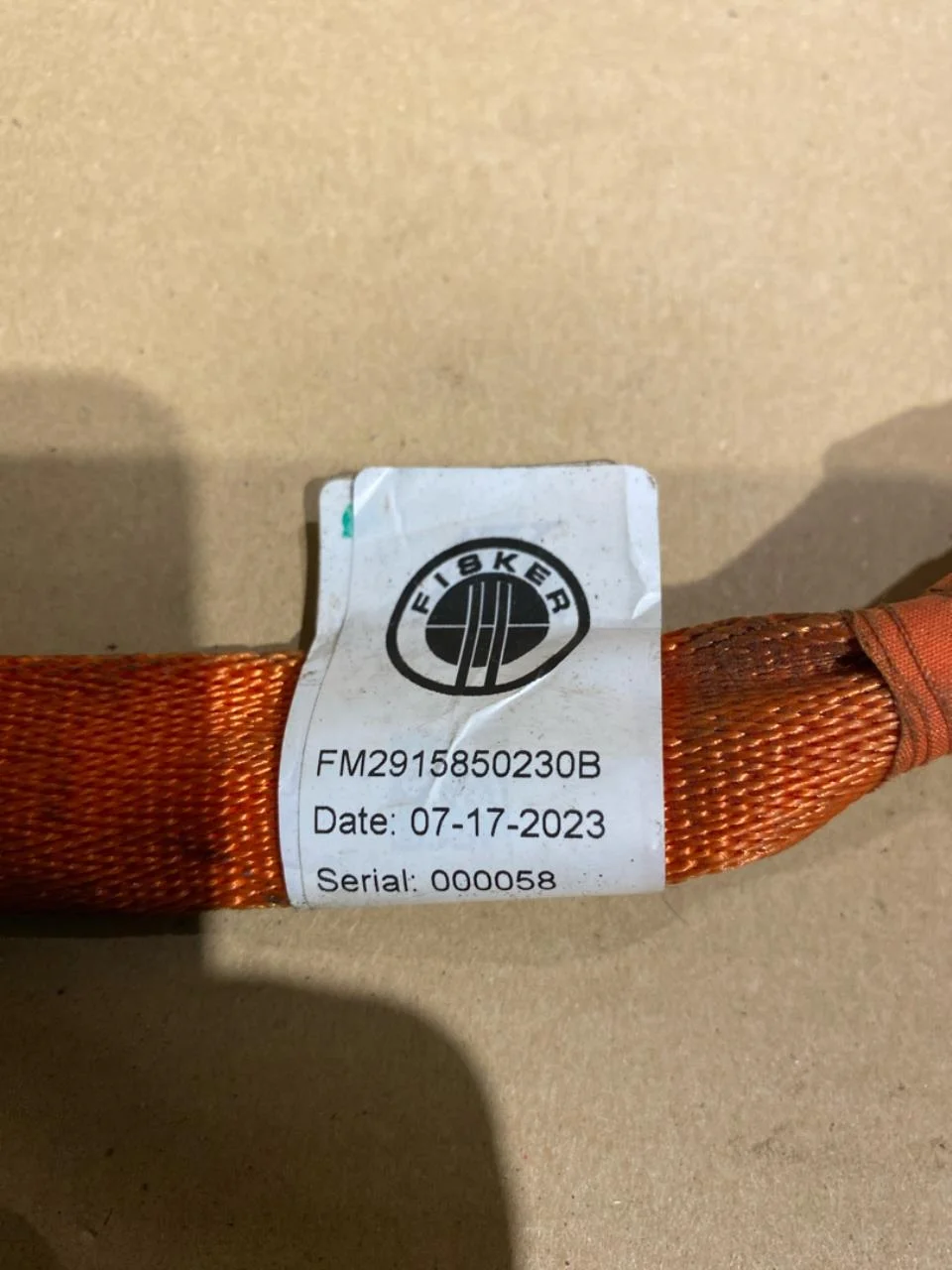 Fisker OCEAN Wiring harness, high voltage view 4