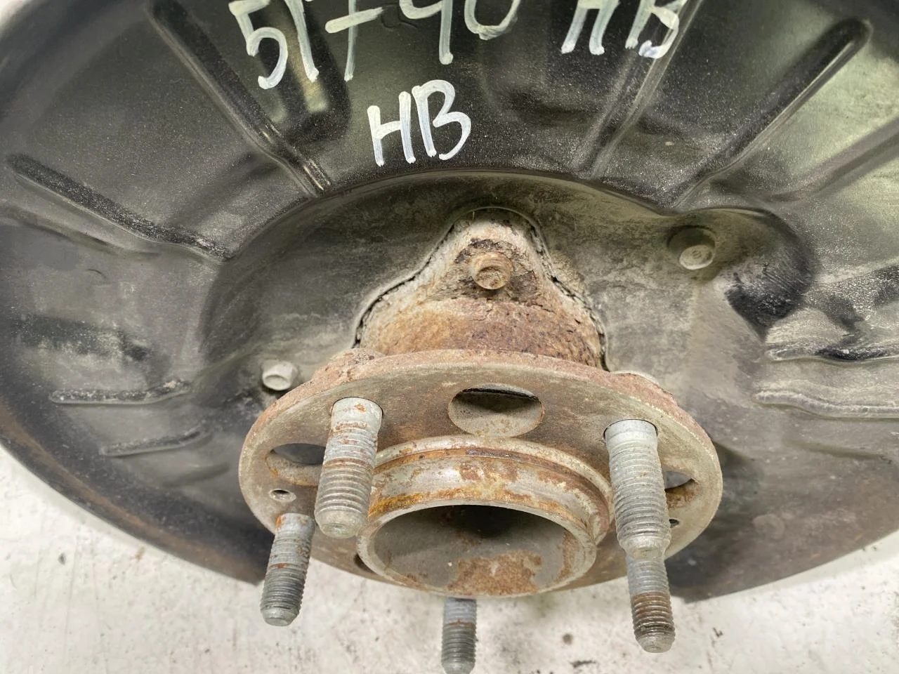 Kia SOUL 2009- Stub axle carrier, right rear view 2