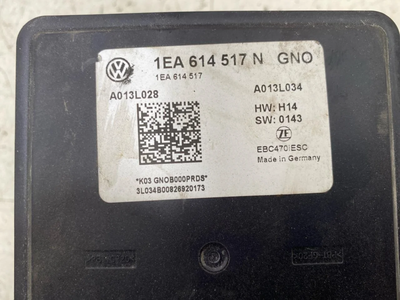 Volkswagen ID.3 2021- ABS hidraulika egység (tömb) nézet 2