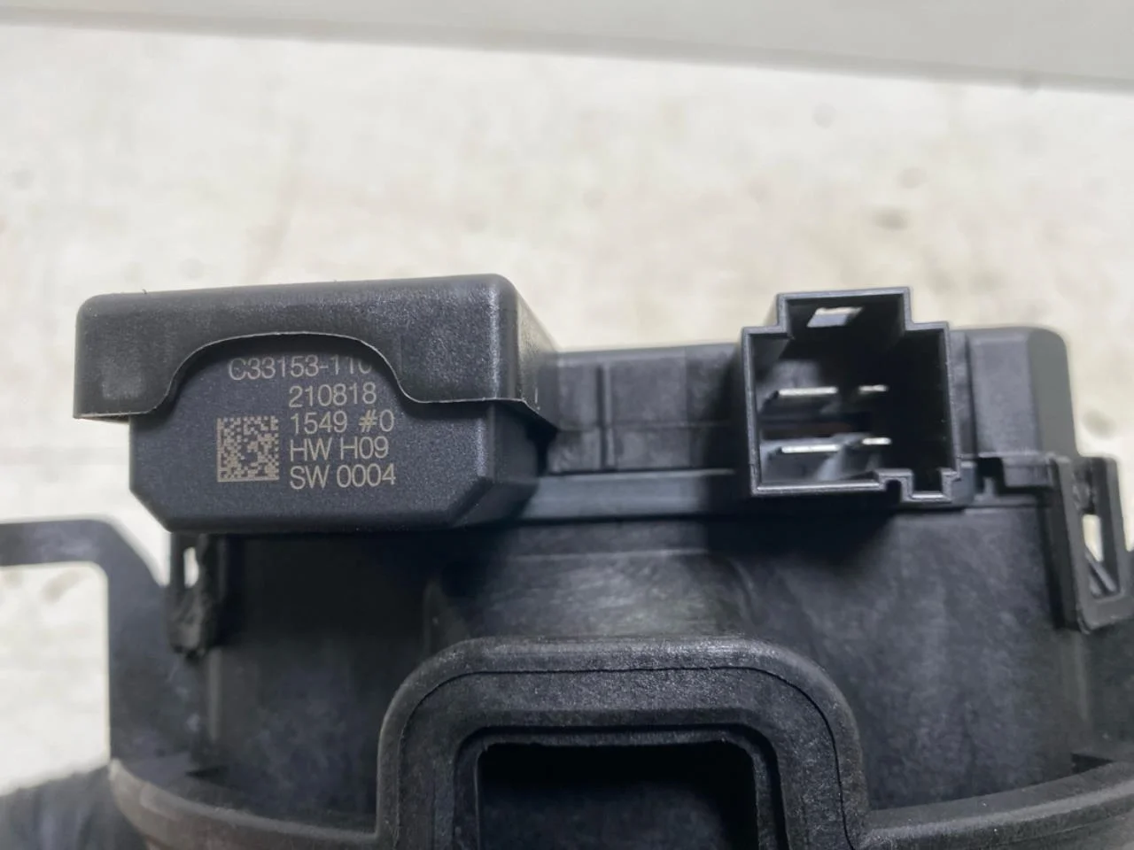 Audi E-TRON GT FW 2021- Heater blower motor view 2