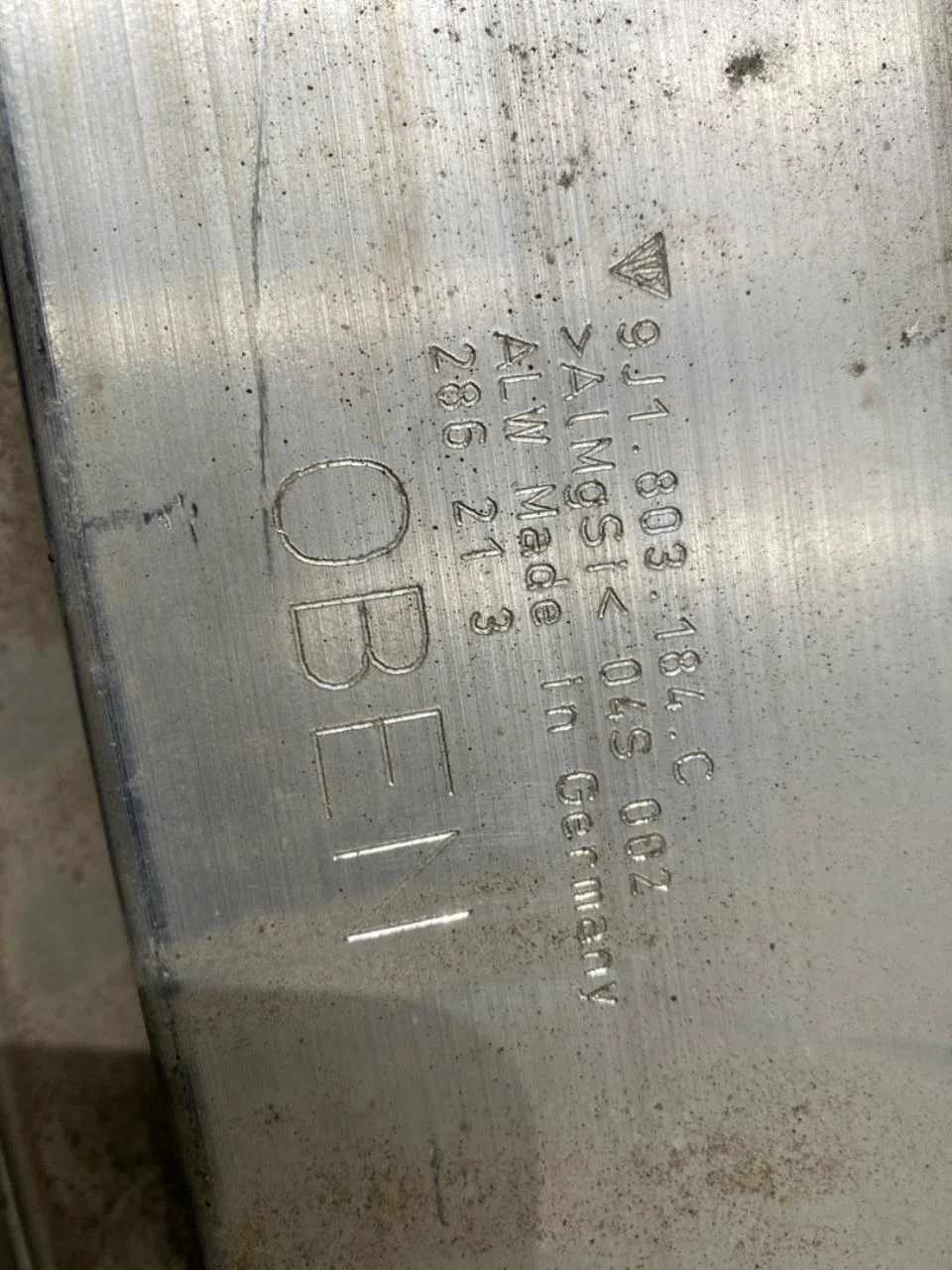 Audi E-TRON GT FW 2021- Bumper reinforcement beam, rear view 3