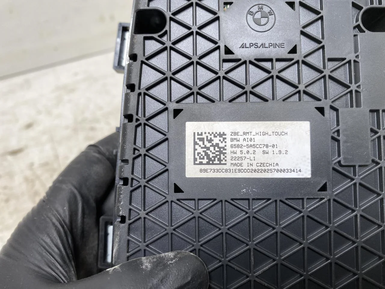 BMW IX 2022- GPS navigáció nézet 3