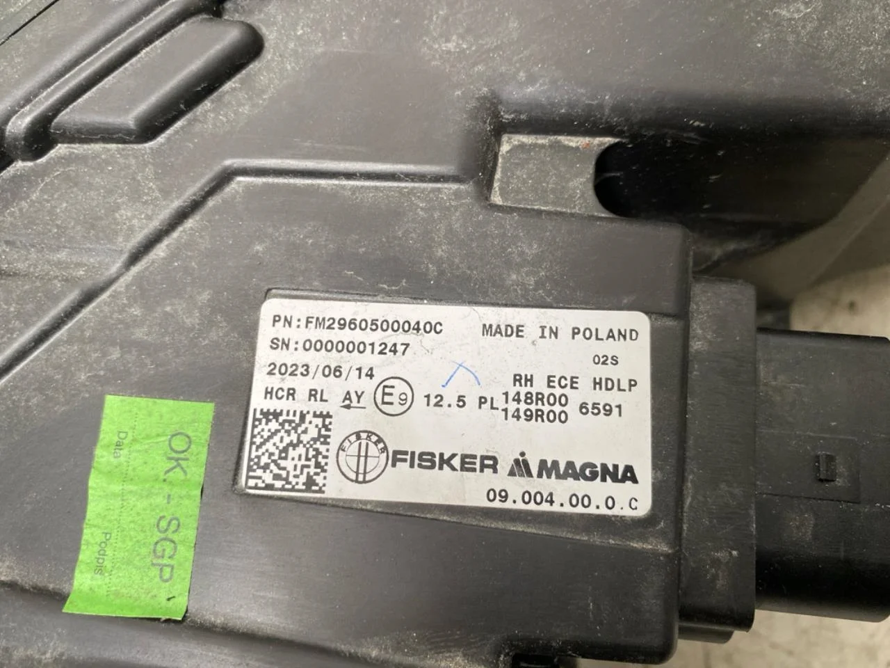 Fisker OCEAN Fényszóró, jobb nézet 3