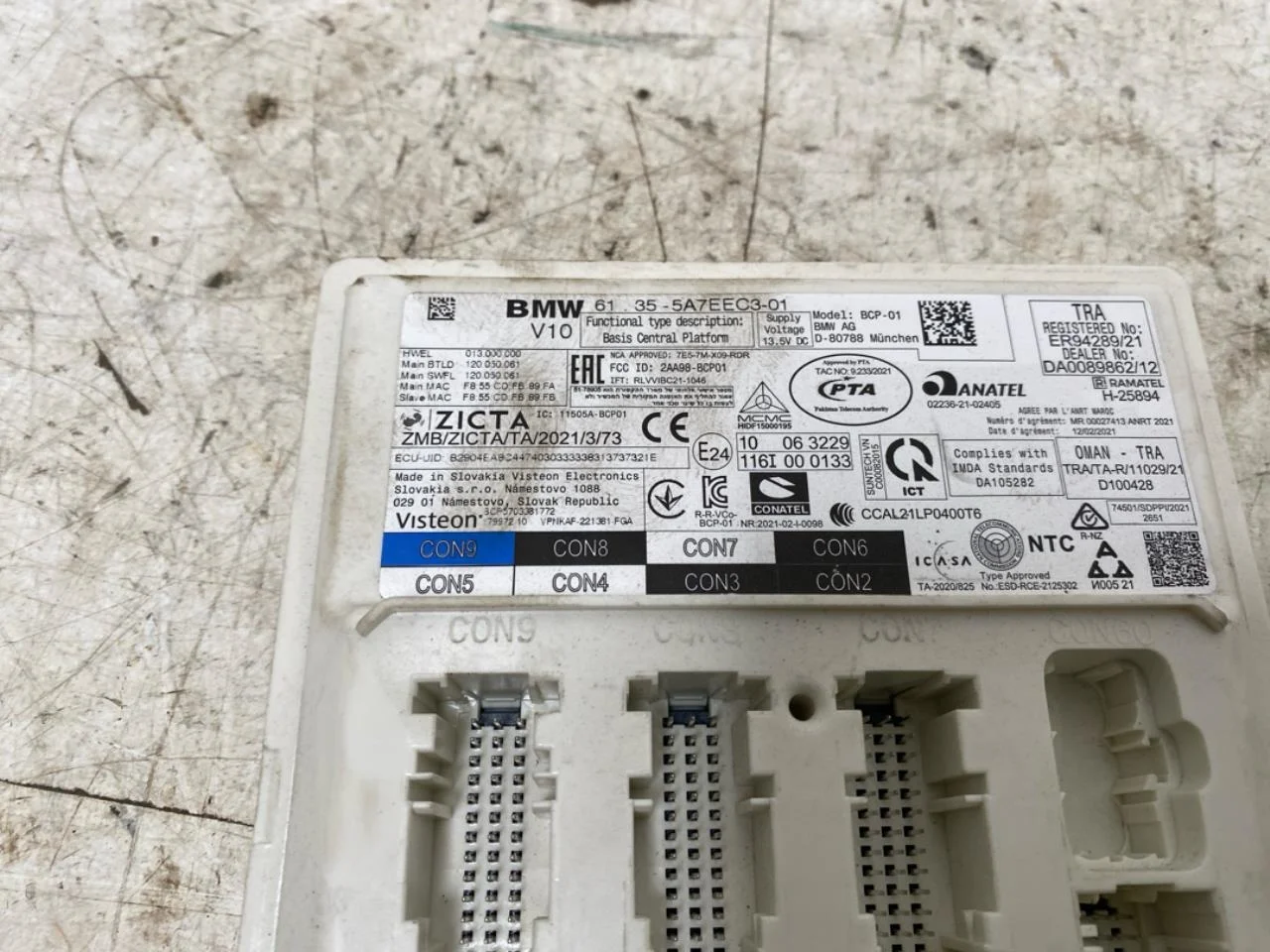 BMW IX 2022- Vezérlőegység, klíma nézet 2