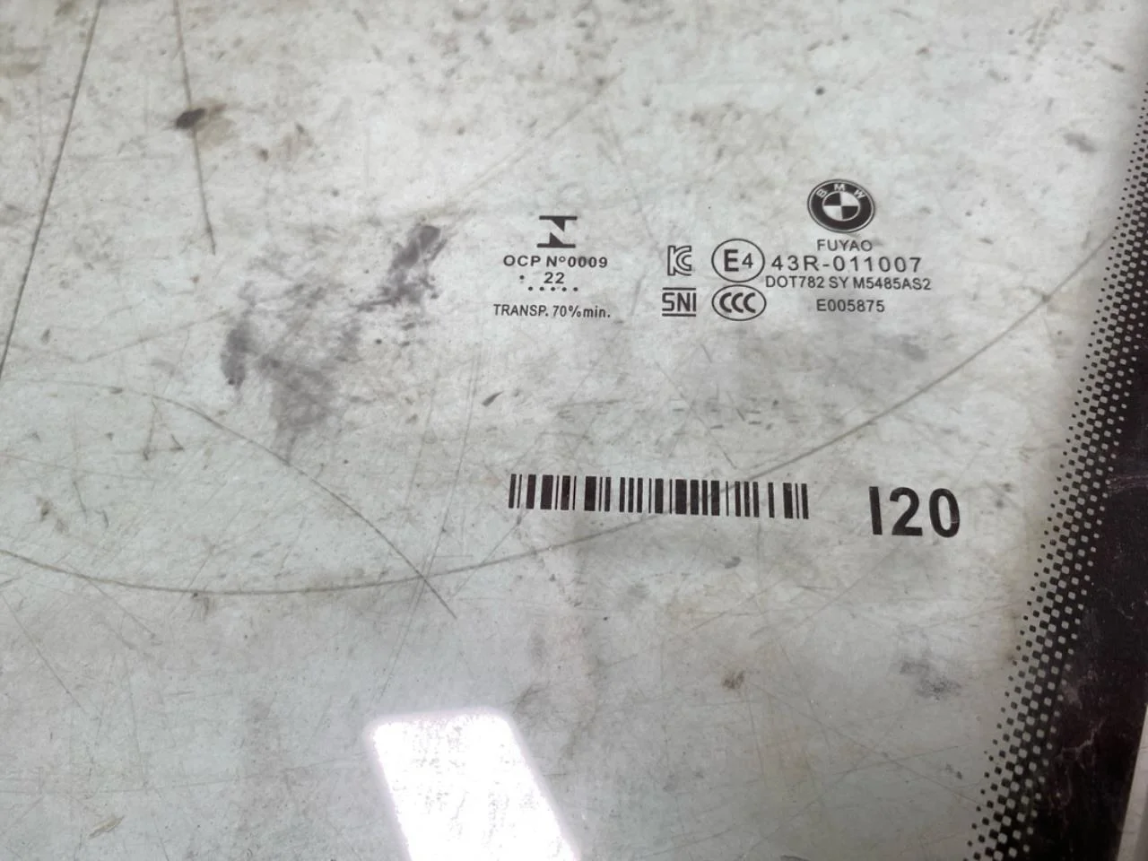 BMW IX 2022- Ajtóüveg, 4 ajtós, első, bal nézet 3