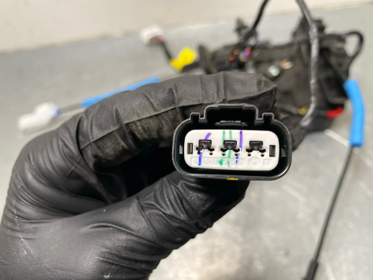 Door lock housing view 3