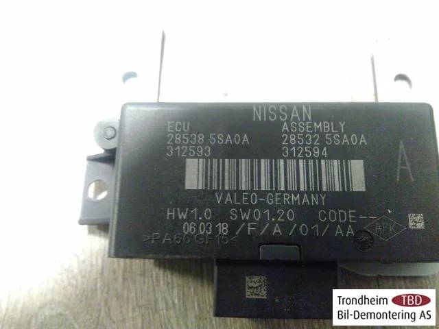 Nissan LEAF 2017-24 Vezérlőegység, egyéb nézet 2
