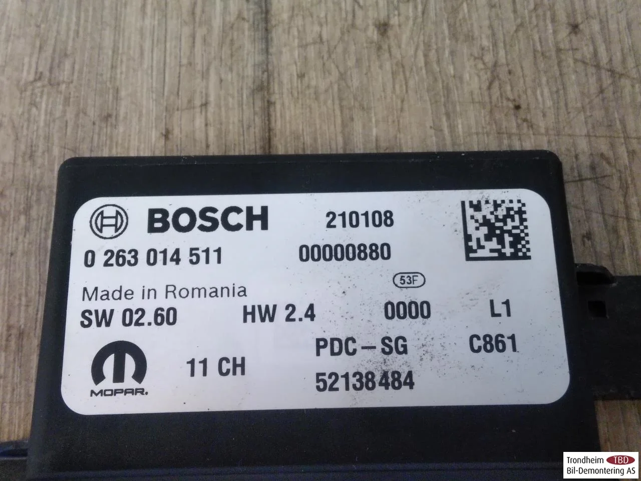 Fiat 500E 2020- Vezérlőegység, parkolássegéd nézet 4