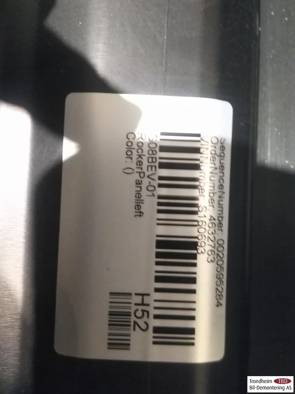 BMW IX3 G08 2021-25 Küszöb burkolat, jobb nézet 3