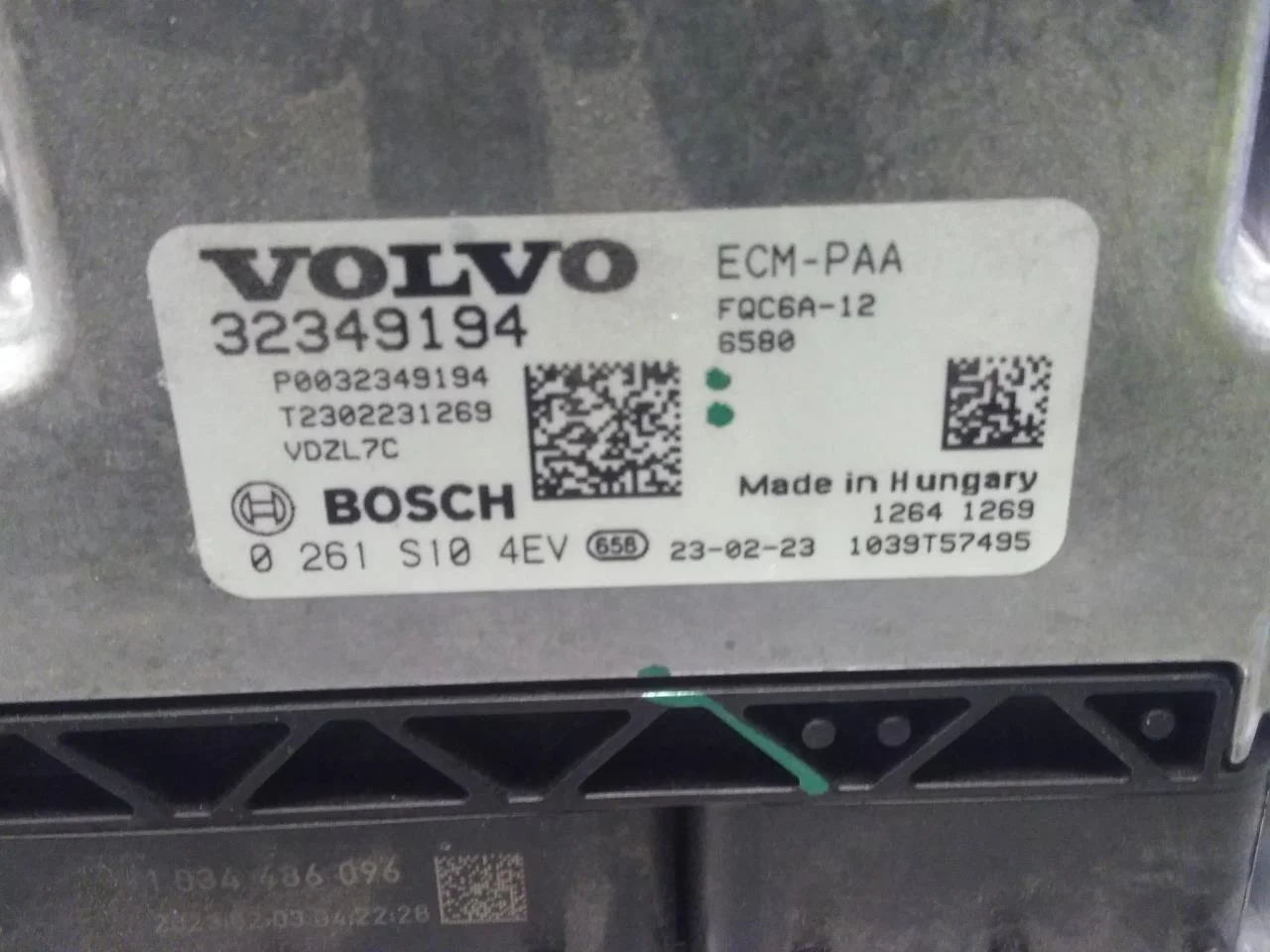 Volvo C40/RECHARGE 2021-> Injection control unit, petrol view 3