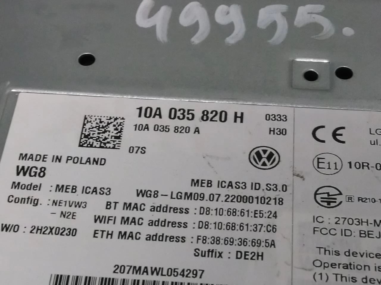 Volkswagen ID.4 2021- Navigație GPS vedere 3