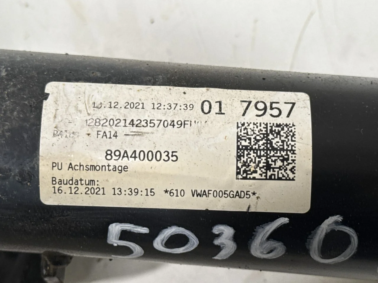 Audi Q4 E-TRON FZ 2021- Strut assembly, front left view 4