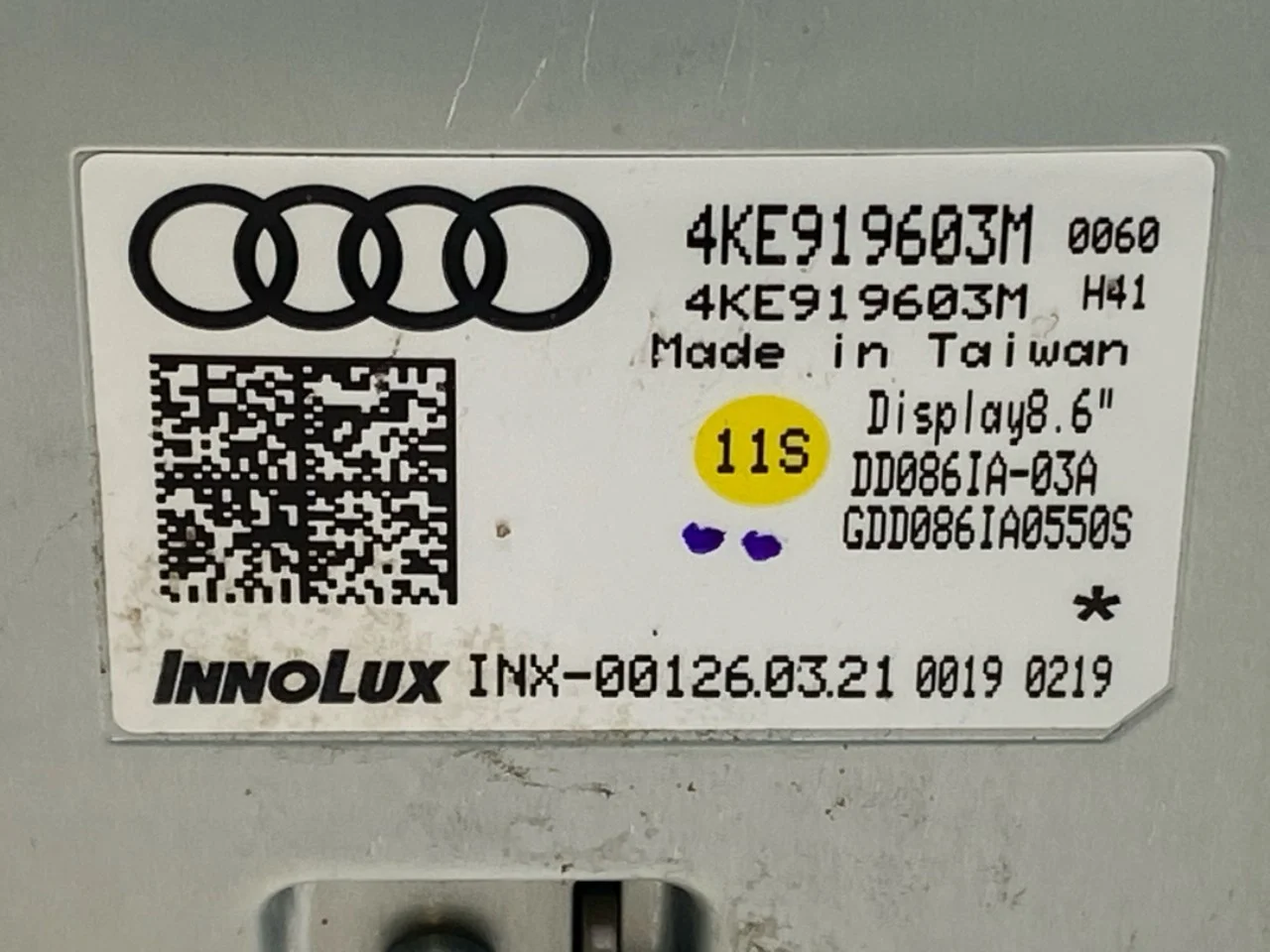 Audi E-TRON, S GE 2019- Multifunction display view 4