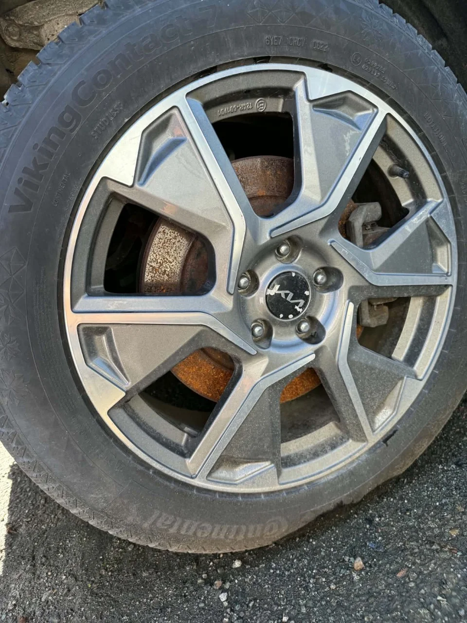 Kia EV6 2022- Téli gumi felnivel
