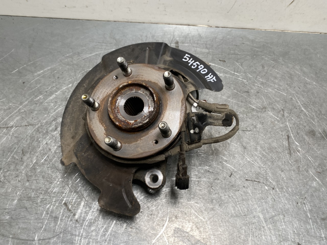Hyundai IONIQ AE 2017-22 Front right steering knuckle view 2