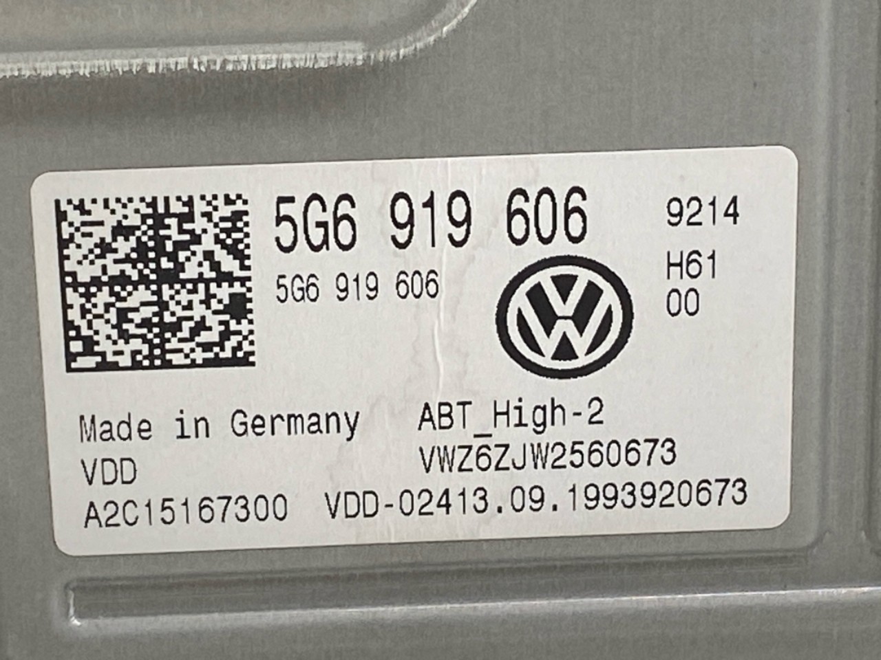 Volkswagen GOLF, E-GOLF VII 2013-20 GPS navigáció nézet 3